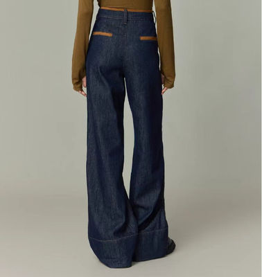 Oversized, high-waisted wide-leg fit for a relaxed silhouette
