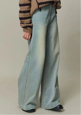 Loose-fit wide-leg design with mid-high waist