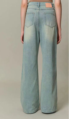 Loose-fit wide-leg design with mid-high waist