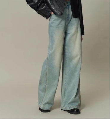 Loose-fit wide-leg design with mid-high waist