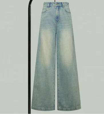 Loose-fit wide-leg design with mid-high waist