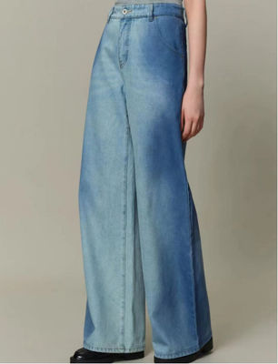 Loose-fit wide-leg design with mid-high waist