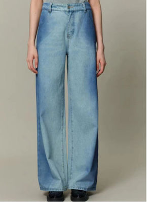 Loose-fit wide-leg design with mid-high waist