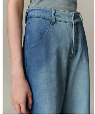 Loose-fit wide-leg design with mid-high waist