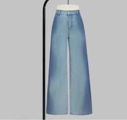 Loose-fit wide-leg design with mid-high waist