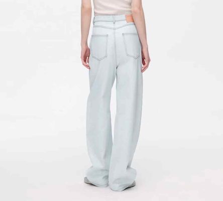 Banana Cut Curved Design Flattering Straight Leg Jeans Various Body Types