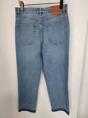 Star like studs on the legs Denim Bottom for a unique, standout look