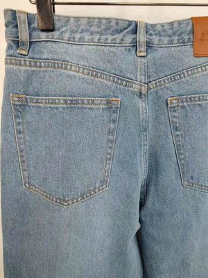 Star like studs on the legs Denim Bottom for a unique, standout look