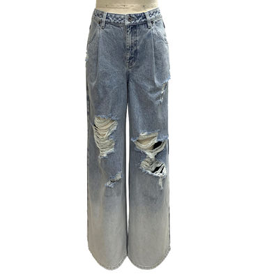 High Waisted Denim Bottom For A Flattering And Trendy Silhouette