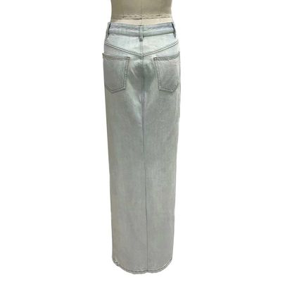 High Waisted Denim Bottom For A Flattering Elongated Silhouette