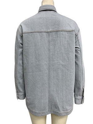 Oversized Fit Denim Shirt For A Relaxed And Effortless Style