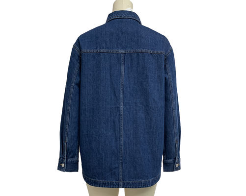 Oversized Jean Shirt Denim Overshirt For A Relaxed And Comfortable Style
