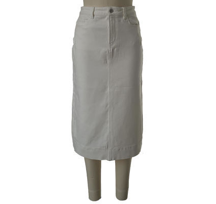 High Waisted Denim Skirt Long Jean Skirt For A Flattering And Elegant Silhouette