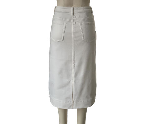 High Waisted Denim Skirt Long Jean Skirt For A Flattering And Elegant Silhouette