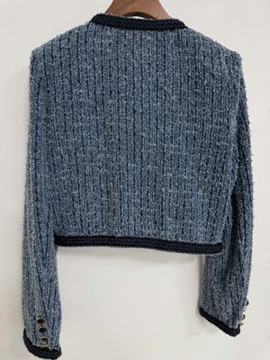 Classic Loose H Shaped Cut Denim Blazer For A Flattering Silhouette