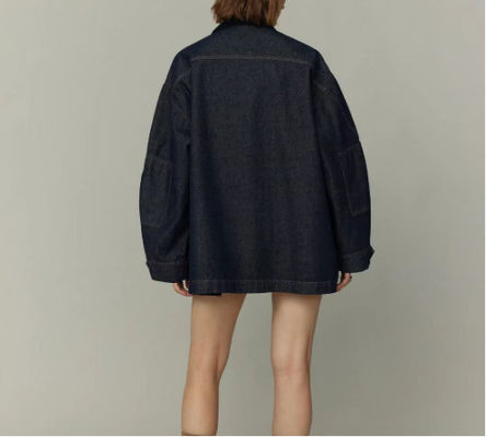 Oversized boyfriend-style fit for a relaxed, comfortable look