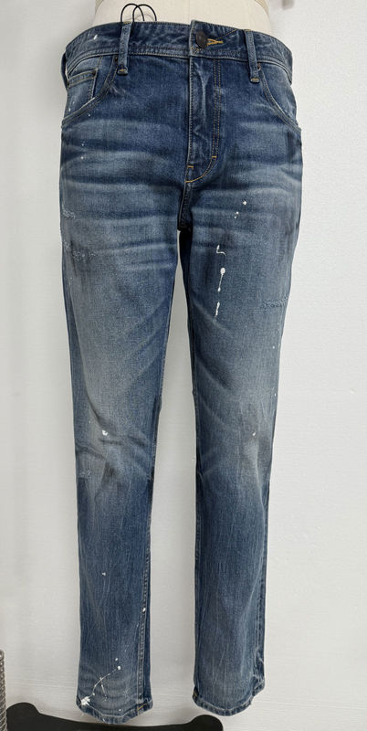 Heavy Wash And Vintage Faded Finish Denim Bottom For A Nostalgic Vibe